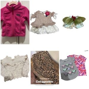 Columbia Pink Fleece Jacket Bundle 7 Pieces